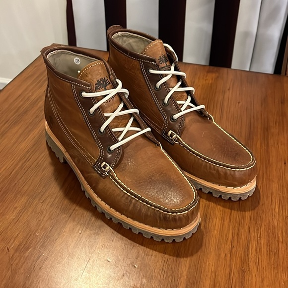 Timberland Authentic Chukka Boots new brown Men’s Size 10 - Picture 2 of 14